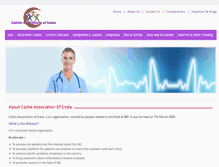 Tablet Screenshot of colitisassociationindia.com